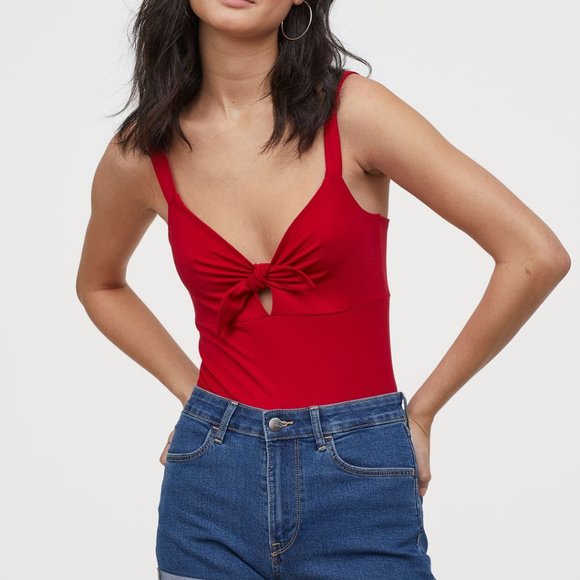 H&M Knot Bodysuit - Picture 1 of 3